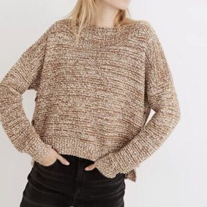 Madewell Boatneck Side Button Sweater Size XXS